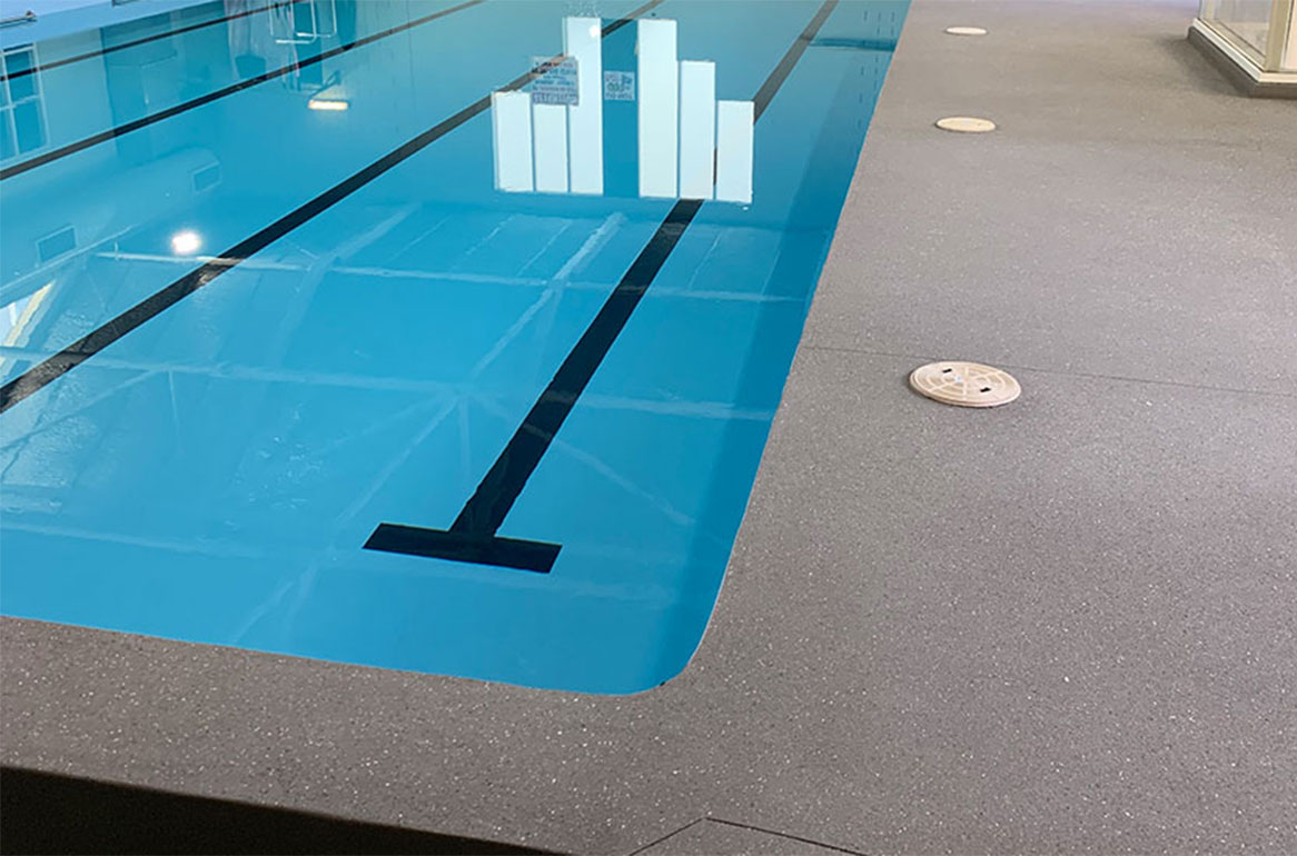 Concrete Resurfacing - poolside